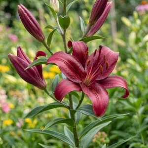 Crin Grena Crin Imperial-Oriental Red Velved catifea - 1 bulb